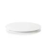 Plato redondo satinado blanco pmma cm 31x2