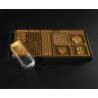 Sello marcador de hielo Yeti 100% Chef en aluminio dorado