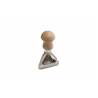 Molde triangular para raviolis de aluminio con resorte 5,4 cm