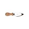 Couteau à fromage en acier inoxydable avec manche en bois 16,3 cm