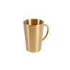 Artinox taza de acero inoxidable dorada cl 35