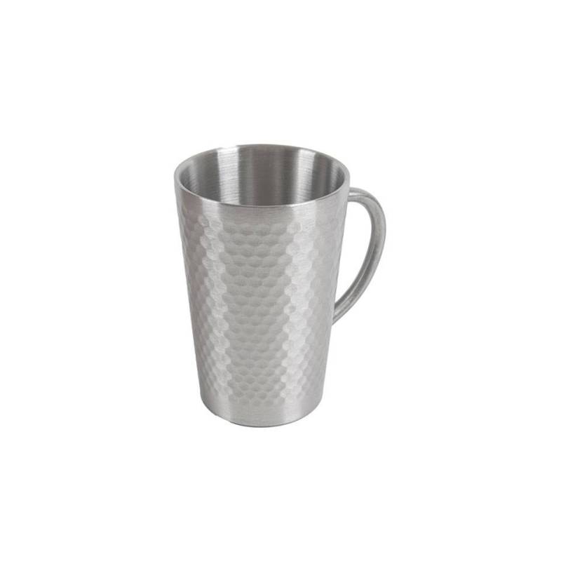 Artinox taza de acero inoxidable plateado cl 35