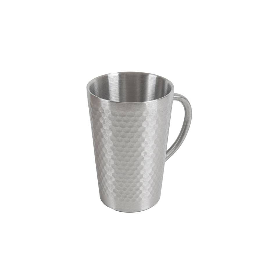 Artinox taza de acero inoxidable plateado cl 35
