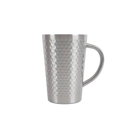 Artinox taza de acero inoxidable plateado cl 35