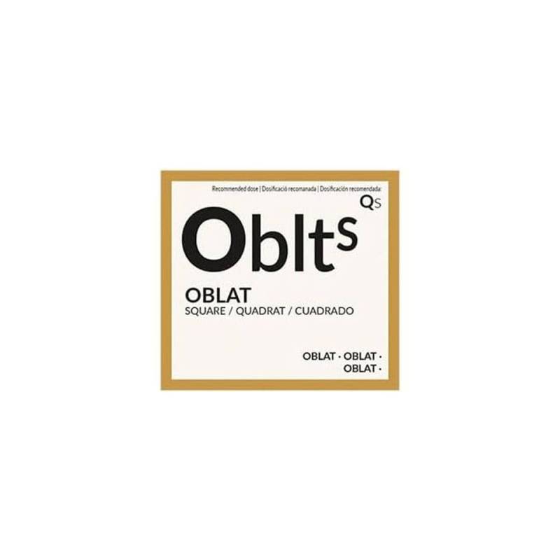 Feuilles carrées oblates 100% Chef cm 9x9