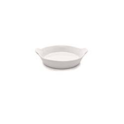 White porcelain smooth egg pan cm 16