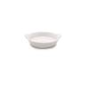 Casserole à œufs lisse en porcelaine blanche 16 cm