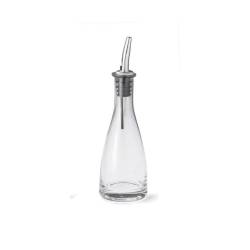 Botella de aceite/vinagre con vertedor de vidrio cl 14