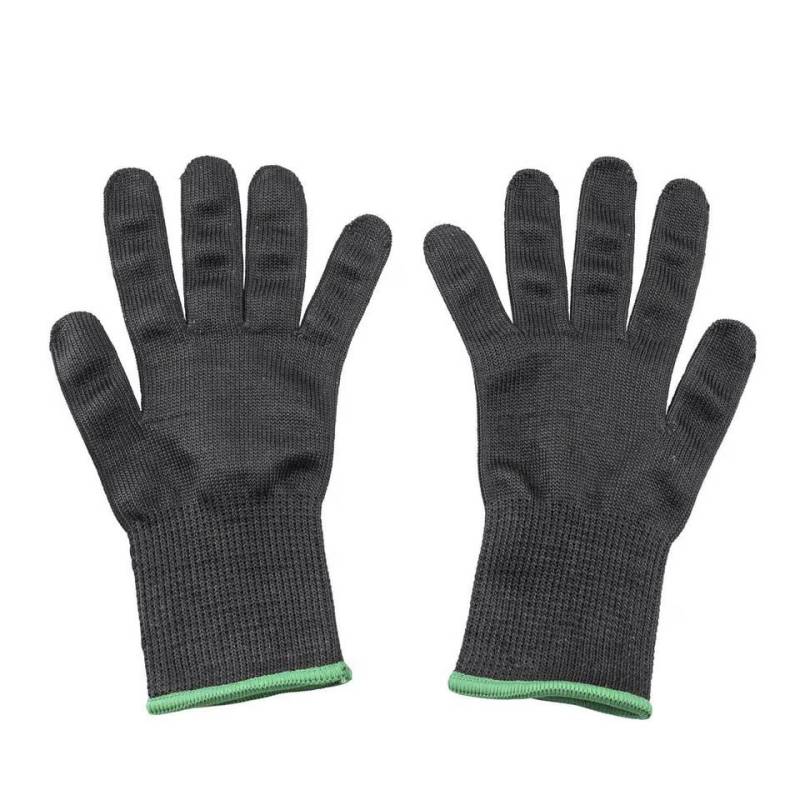 Guantes de protección de polietileno resistentes a los cortes Protector talla M negro