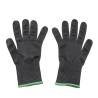 Protector Gants de protection en polyéthylène résistants aux coupures, noirs, taille M