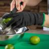 Protector Gants de protection en polyéthylène résistants aux coupures, noirs, taille M