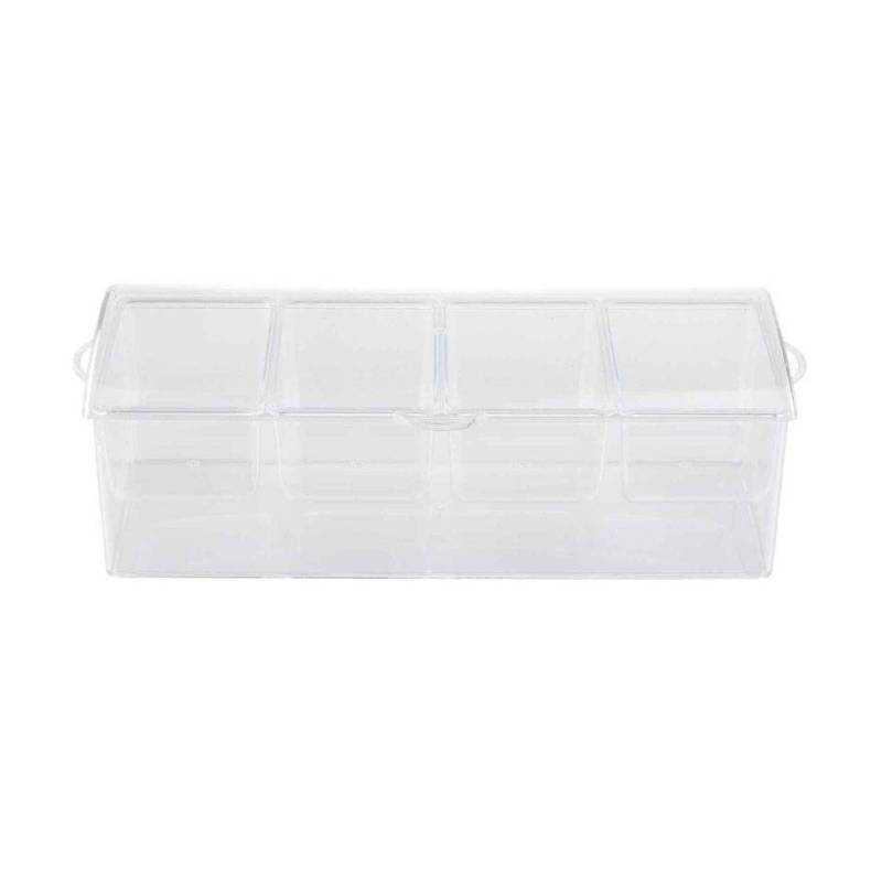 Porte-condiments Chiller 4 plateaux en plastique