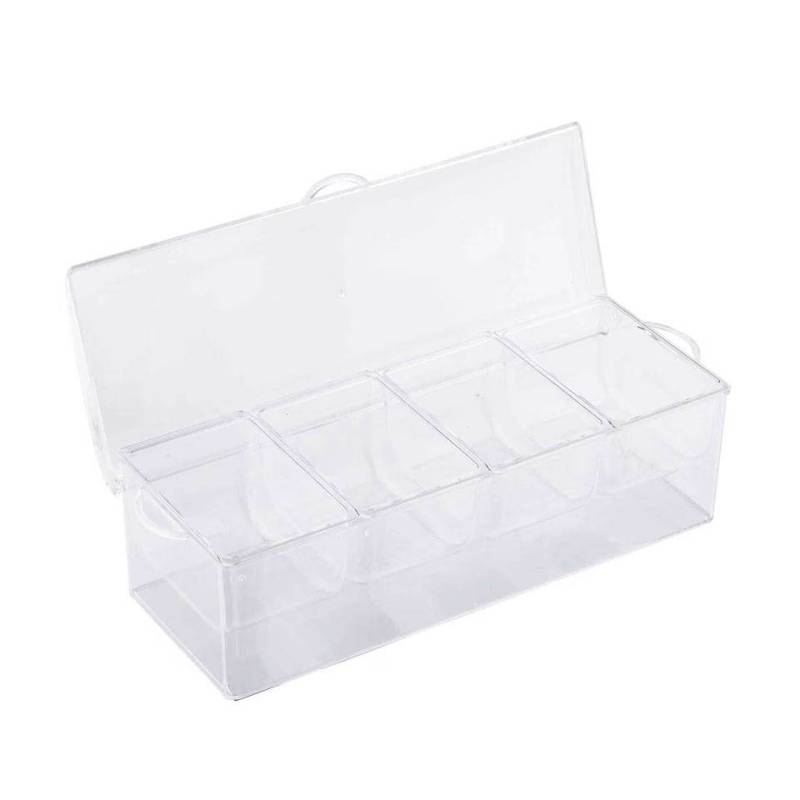 Porte-condiments Chiller 4 plateaux en plastique
