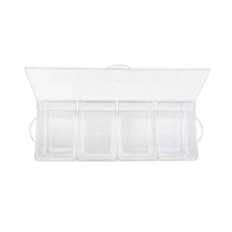 Porte-condiments Chiller 4 plateaux en plastique