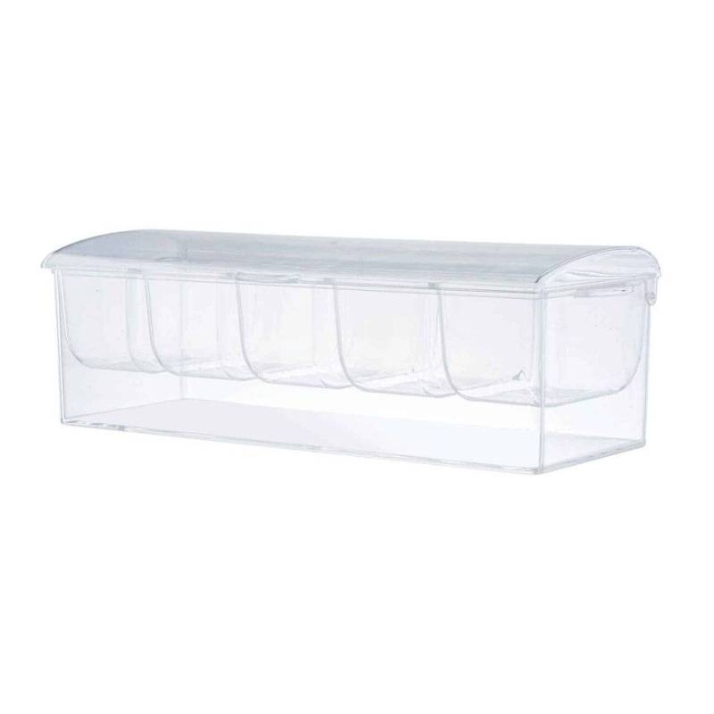 Enfriador porta condimentos 5 bandejas de plástico