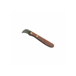 Couteau coupe-marrons en acier inoxydable et bois 14 cm