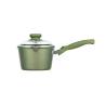Green Risolì moyenne avec couvercle en aluminium antiadhésif pour induction cm 16