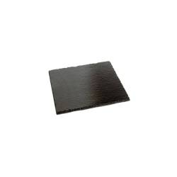 Sous-verre carré en ardoise noire 10 cm
