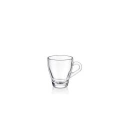 Tasse à café/mug Ischia en verre cl 12,5