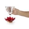 Verre à martini rouge Lotus Flower cl 28