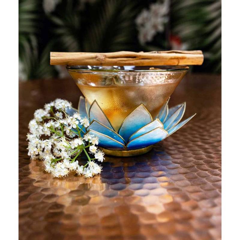 Flor de loto copa de martini azul cl 28