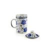 Tisane Oriental Flower avec filtre et couvercle en porcelaine cl 30