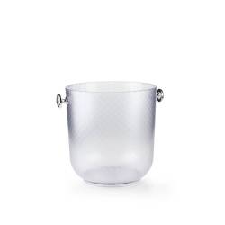 Seau à vin Diamante en san transparent satiné cm 20