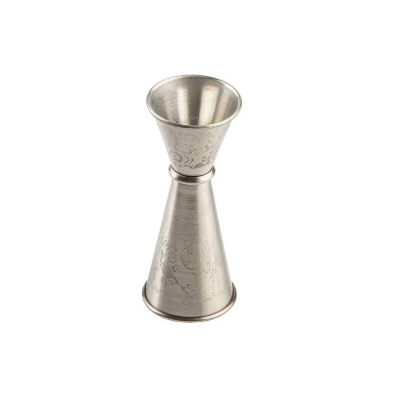 Jigger Flora Noir acier inoxydable ml 30-60