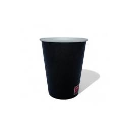 Vaso capuchino de cartón negro cl 24
