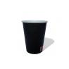 Verre à cappuccino en carton noir cl 24