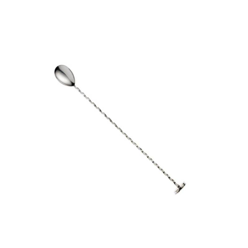 Barfly cuchara de bar de acero inoxidable con mortero 30 cm