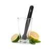 Barfly mortero moleteado de polipropileno negro 21 cm