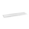 Rectangular pastry/bar tray in abs white cm 50x10x1