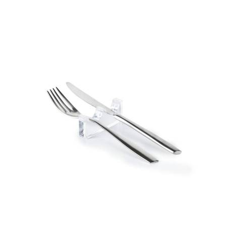 Range-couverts en plexiglas 2 places cm 8x1,5x3,5