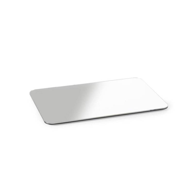 Plateau rectangulaire en acrylique avec miroir 30x20 cm