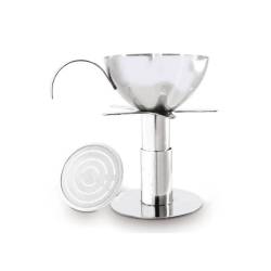 Embudo para vino con tamiz y base de acero Pulltex cm 7