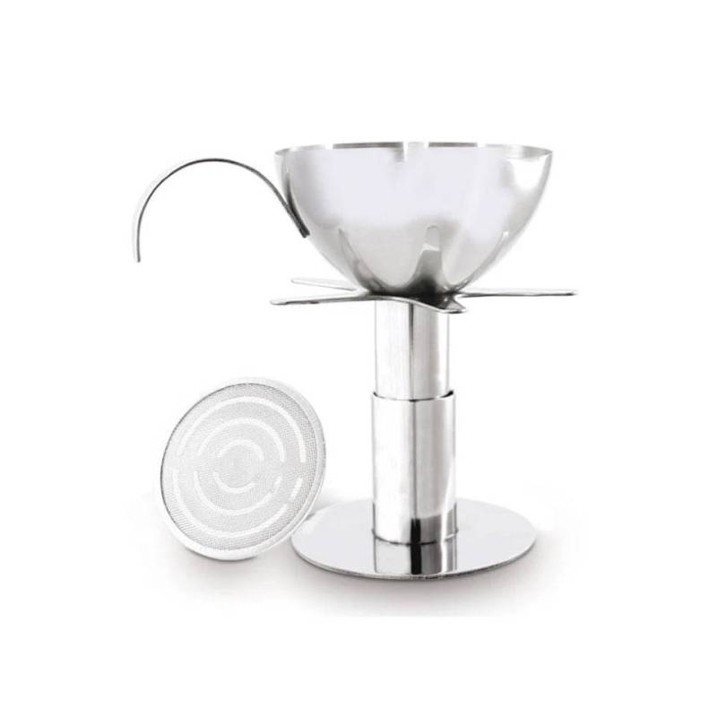 Embudo para vino con tamiz y base de acero Pulltex cm 7