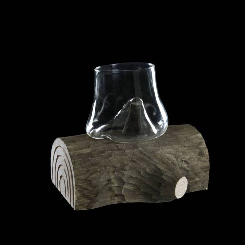Malle en bois 100% Chef verre et bois cl 35