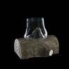 Malle en bois 100% Chef verre et bois cl 35