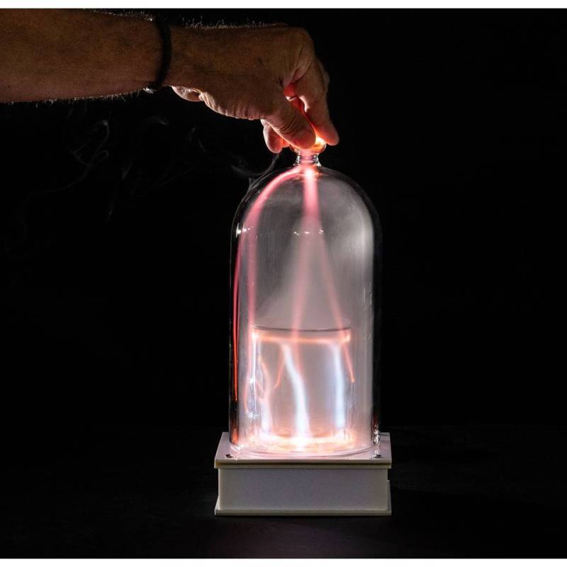 Dôme Tesla avec trou 100% verre Chef 12x26.5 cm