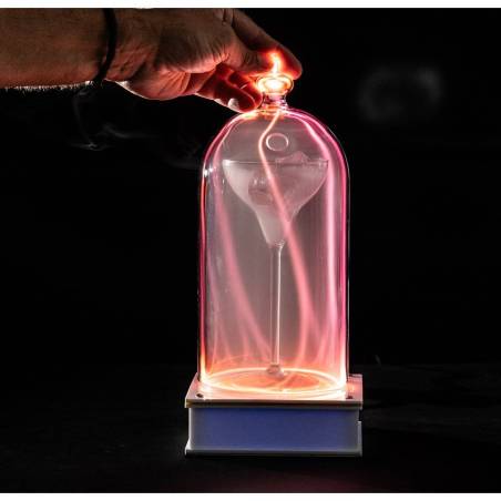 Dôme Tesla avec trou 100% verre Chef 12x26.5 cm