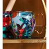 mug moscow mule en acier avec décoration flamant rose multicolore cl 45