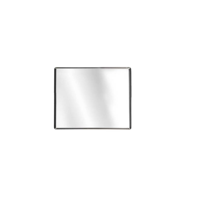 Bandeja rectangular de acero inoxidable para pastelería/bar 25x20 cm