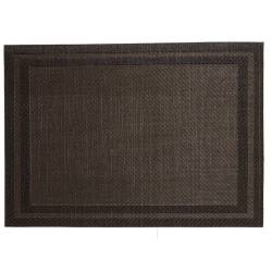 Mantel Individual Color Style en pvc y pet marrón con marco 30x45 cm