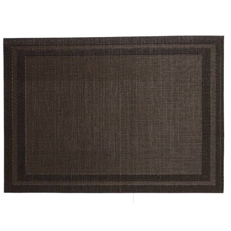 Set de table Color Style en pvc et pet brown avec cadre 30x45 cm