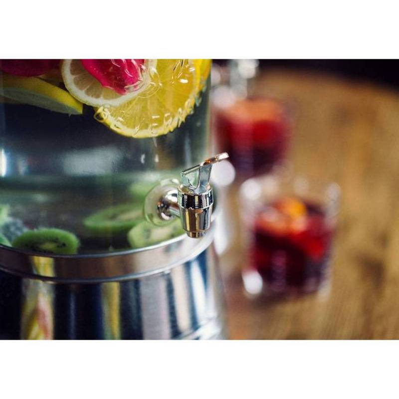 Distributeur de boissons Big Jar avec robinet, glacière et support lt 6