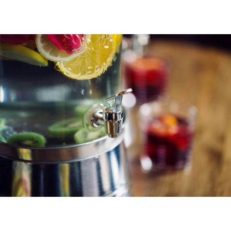 Distributeur de boissons Big Jar avec robinet, glacière et support lt 6
