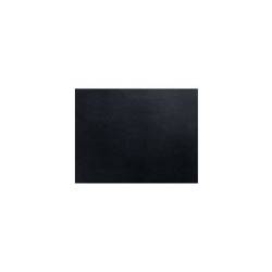 Sous-verre rectangulaire Skinnatur en cuir recyclé noir anthracite 13x10 cm