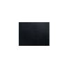 Posavasos rectangular Skinnatur de cuero reciclado negro carbón 13x10 cm