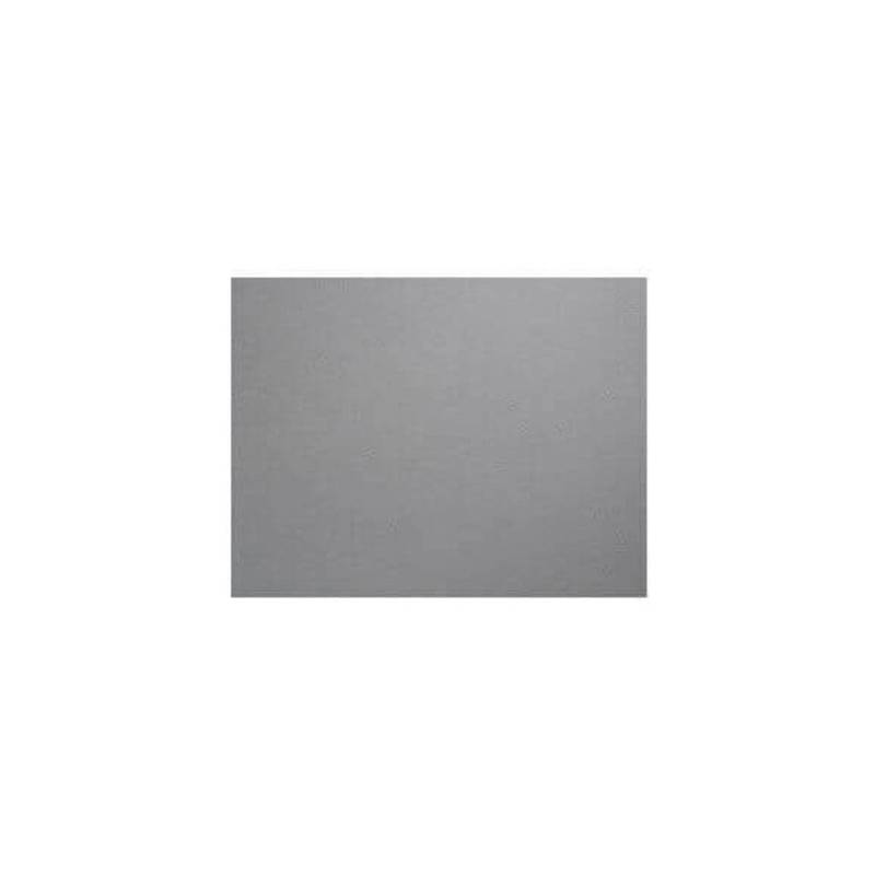 Posavasos rectangular Skinnatur en piel reciclada gris elefante 13x10 cm